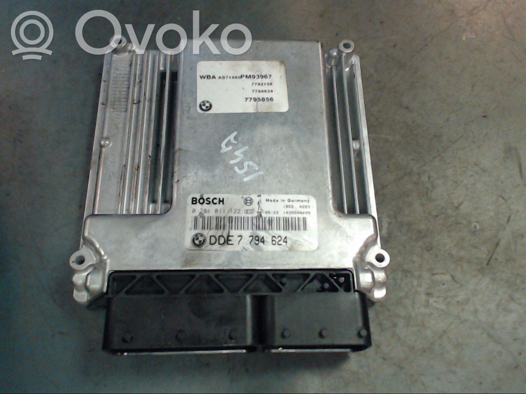 Engine control unit/module   7795856,0281011122,7794624,M47D20