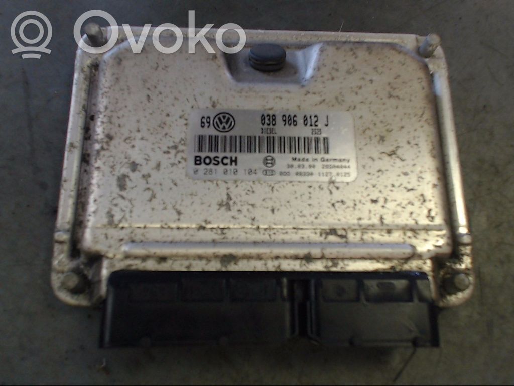 Engine control unit/module   038906012J,0281010104