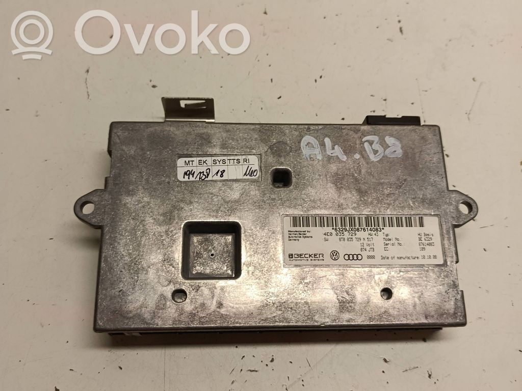 Multimedian ohjauslaite   4E0035729,8T0035729N