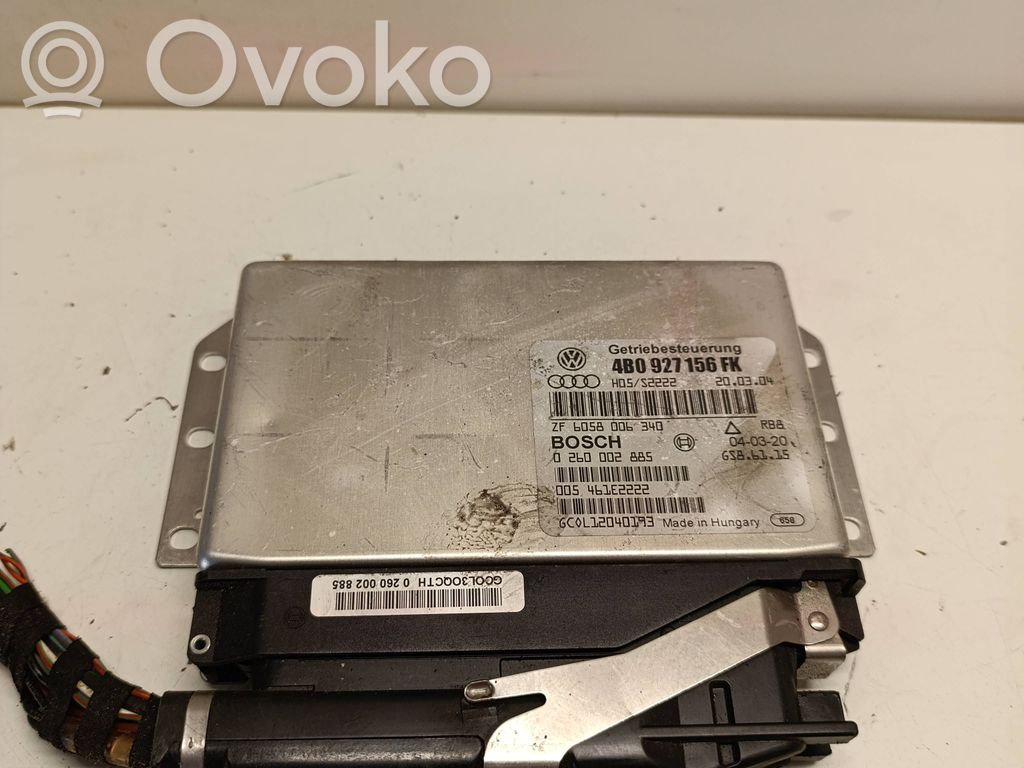 Gearbox control unit/module   4B0927156FK,0260002885,ZF6058006340
