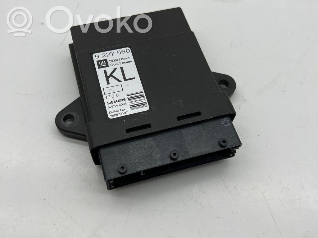 Engine control unit/module   9227560