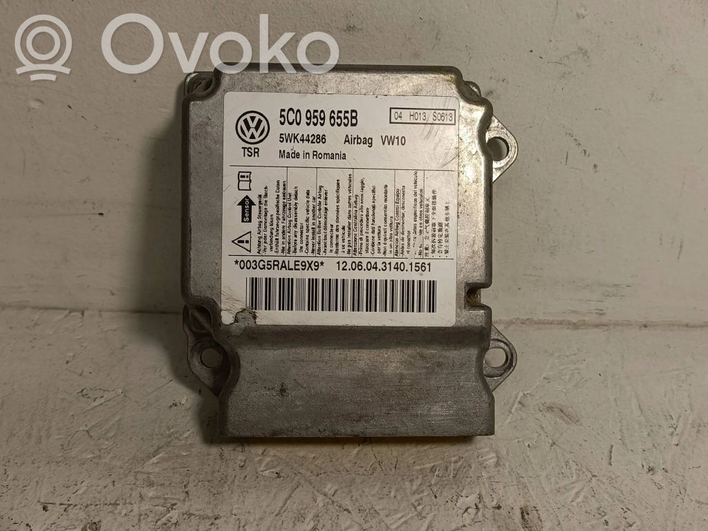Airbag control unit/module   5C0959655B,5WK44286,03G5RALE9X9