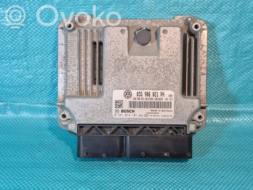 Engine control unit/module   03G906021PH,0281014101,03G906021AB