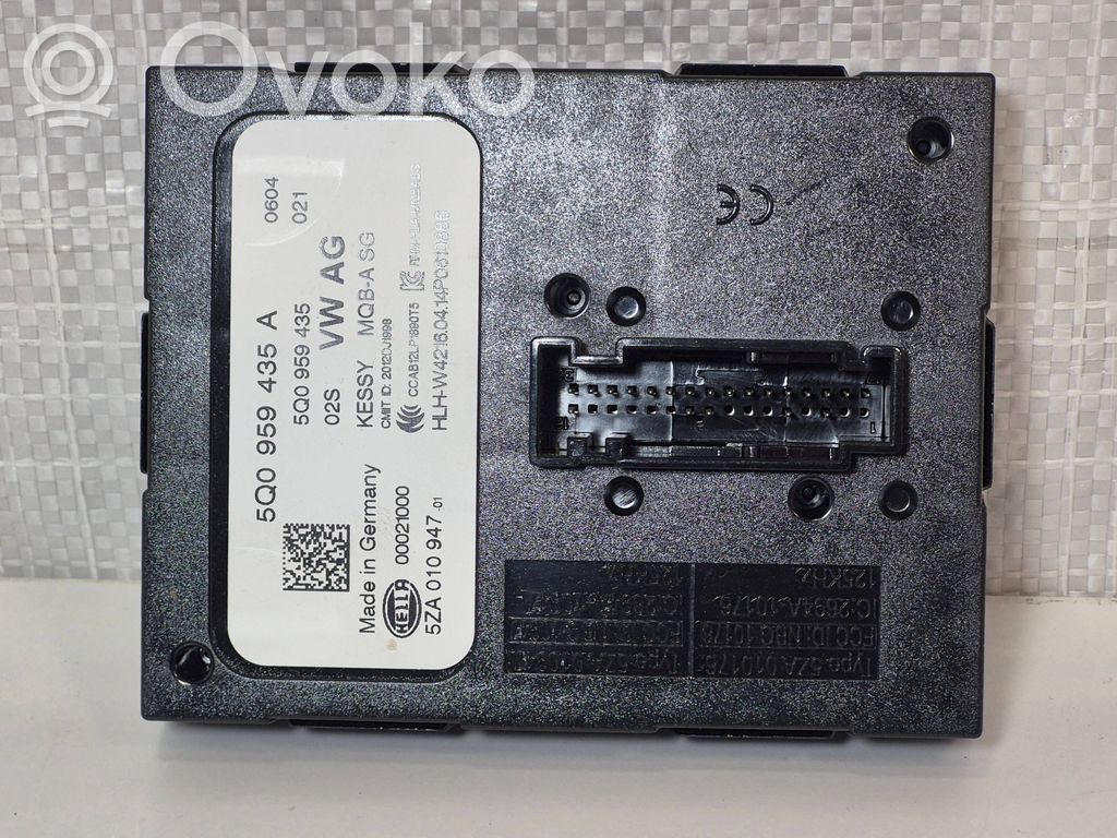 Keyless (KESSY) go control unit/module   5Q0959435A,5Q0959435,5ZA010947