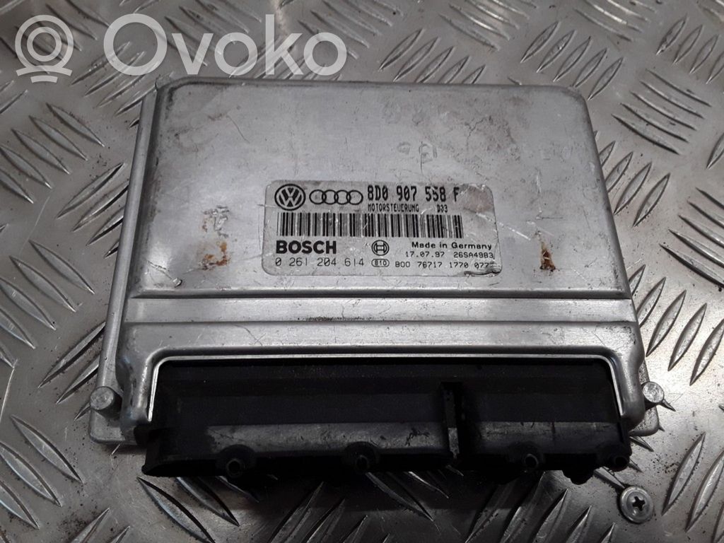 Engine control unit/module   8D0907558F,0261204614