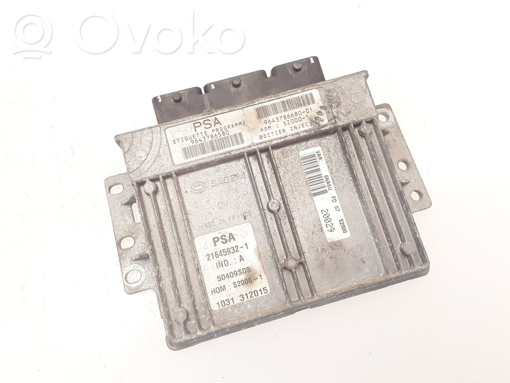 Citroen Xsara Picasso Engine control unit/module 