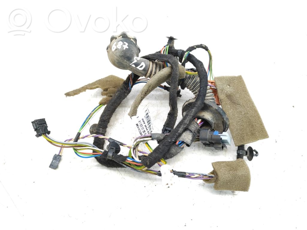 Peugeot 607 Cableado de puerta trasera 