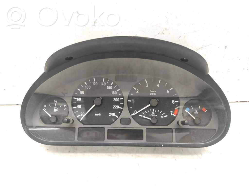 BMW 3 E46 Spidometrs (instrumentu panelī) 
