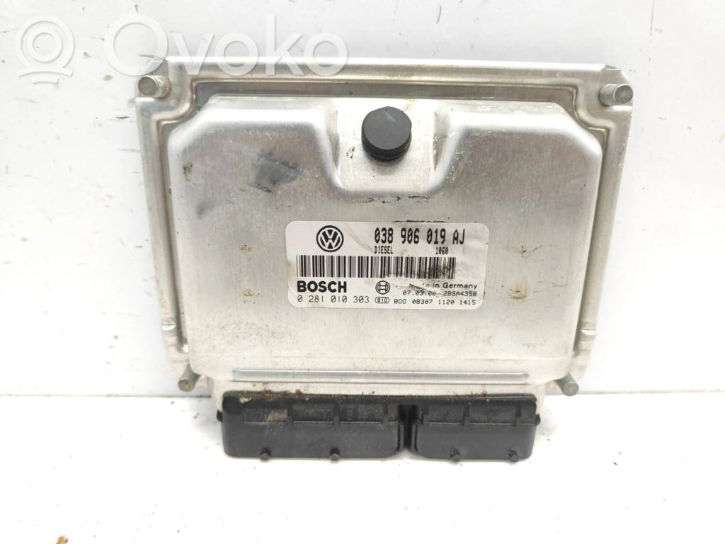Engine control unit/module   038906019AJ,0281010303,28SA4358