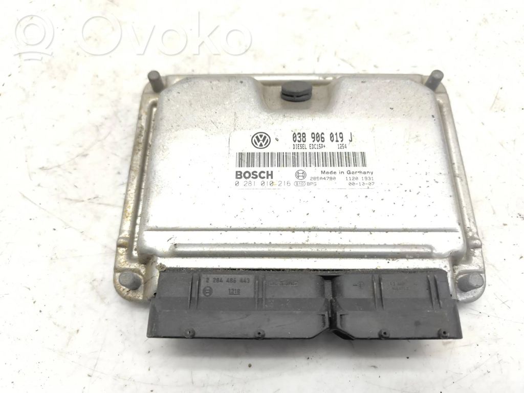 Engine control unit/module   038906019J,0281010216