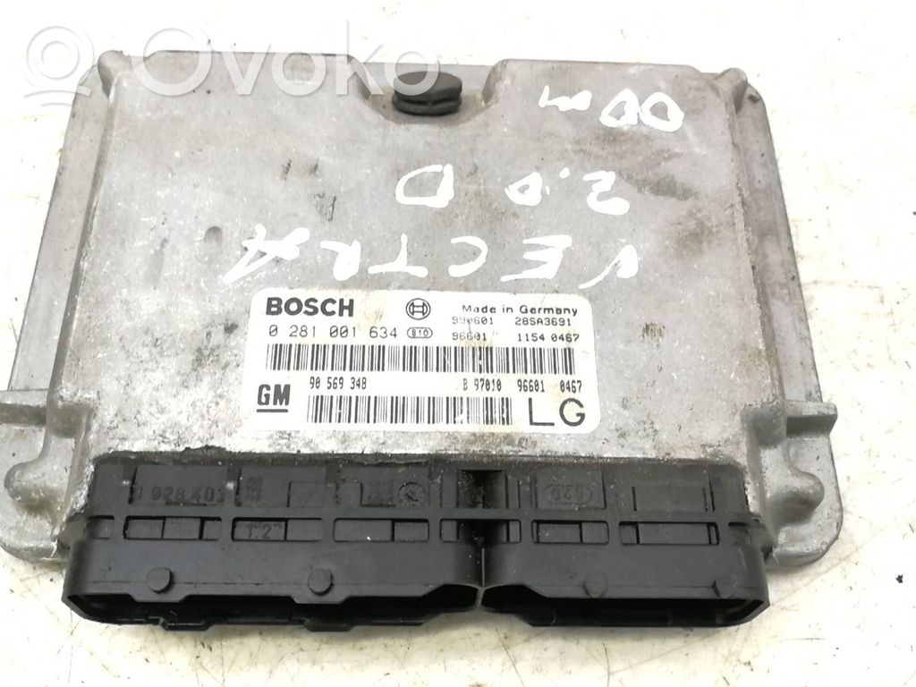 Engine control unit/module   90569348,28SA3691,0281001634