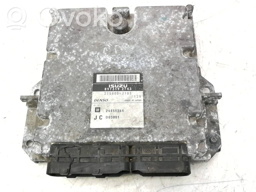 Opel Signum Engine control unit/module 