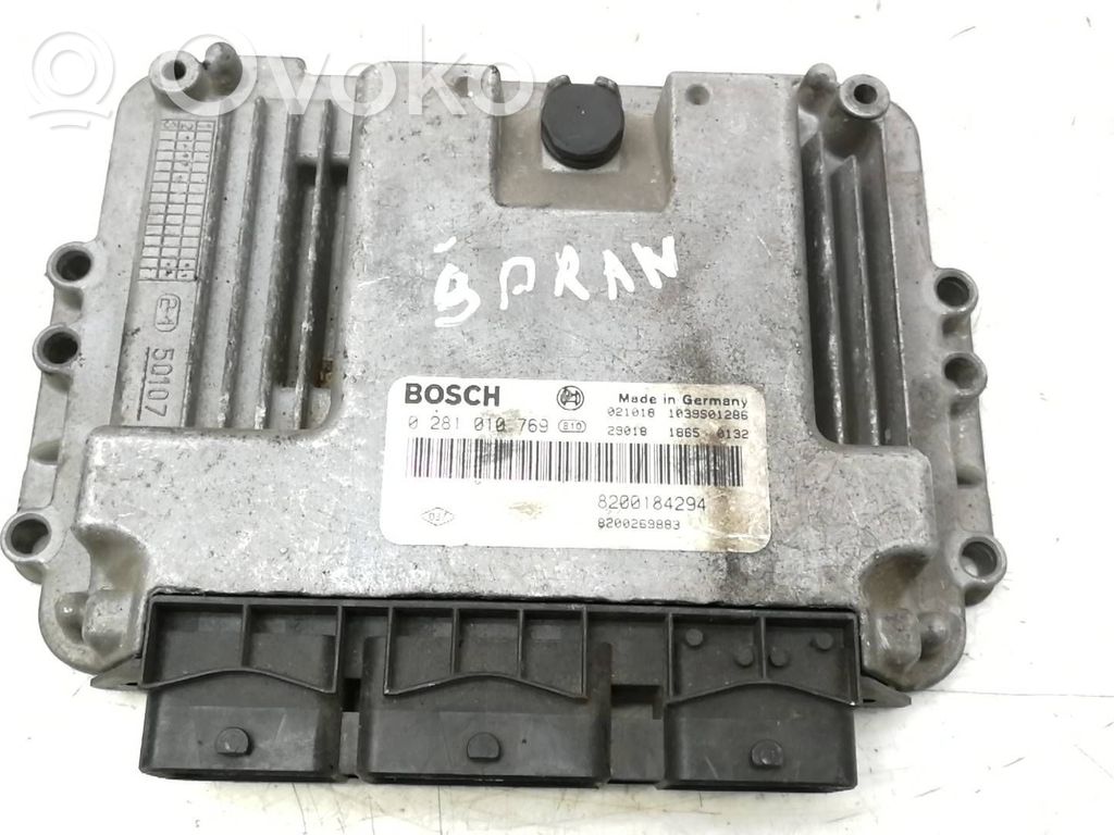 Engine control unit/module   0281010769,8200184294,8200269883
