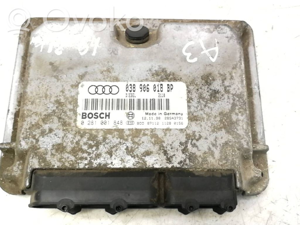Engine control unit/module   038906018BP,28SA3731,0281001848
