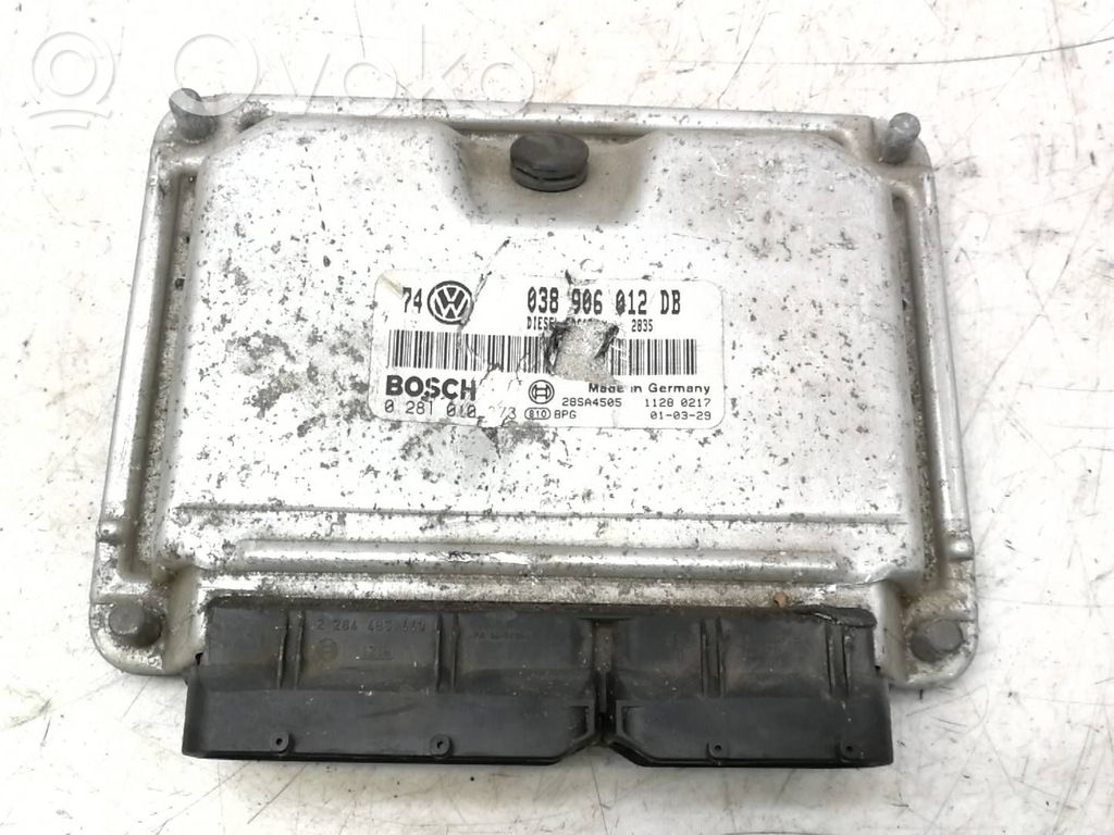 Engine control unit/module   038906012DB,0281010373,28SA4505