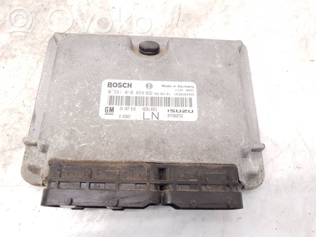 Unitate/modul de control motor   0281010859,24467018,8973068765