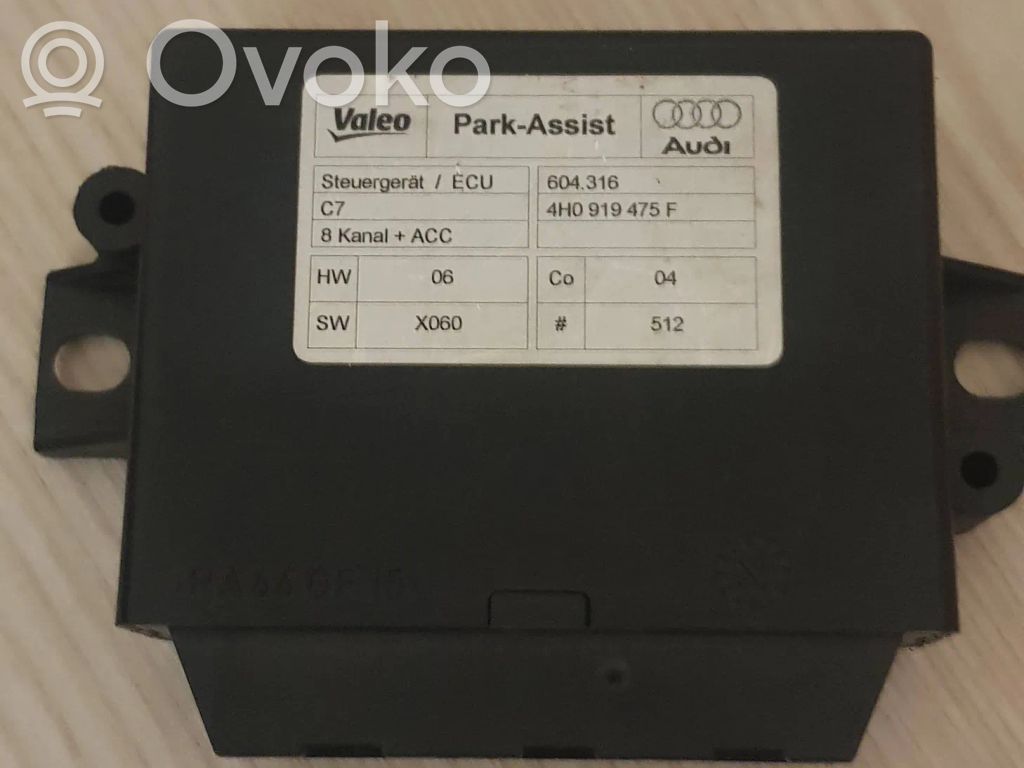 Audi A6 S6 C7 4G Parking PDC control unit/module 