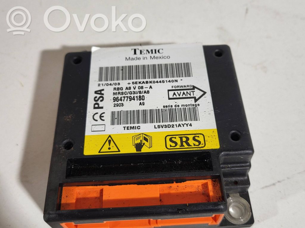 Citroen C3 Airbag control unit/module 