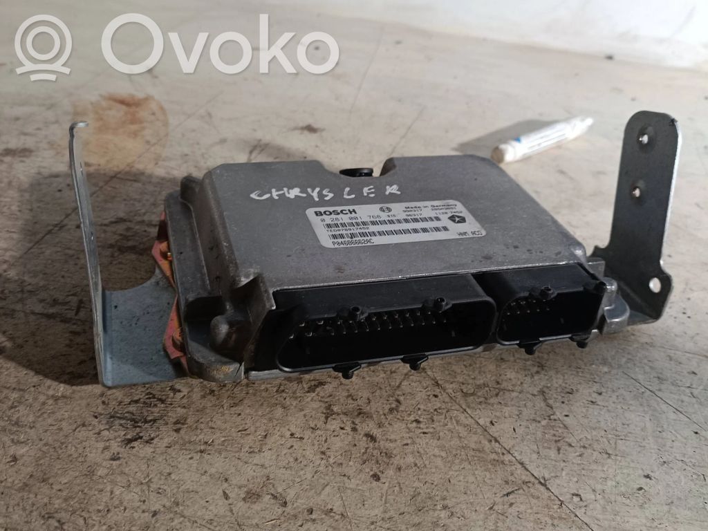 Engine control unit/module   P04686662AC,28SA3891,0281001768