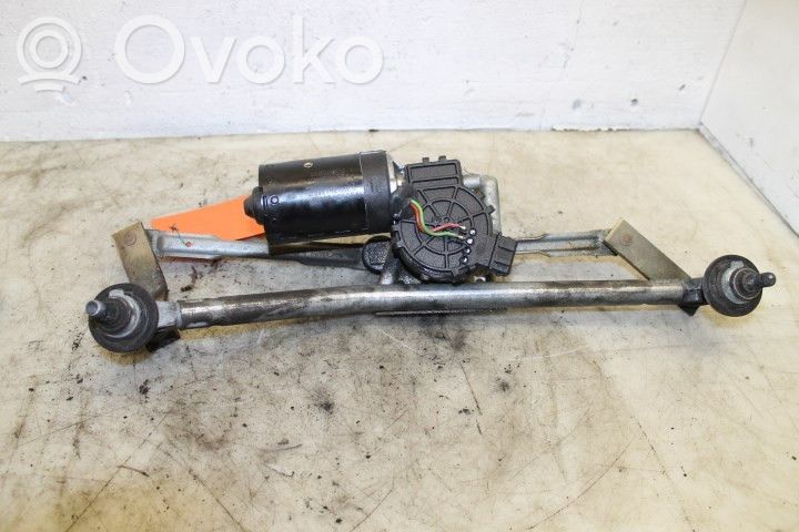 Peugeot 206 Mechanizm i silniczek wycieraczek szyby przedniej / czołowej 