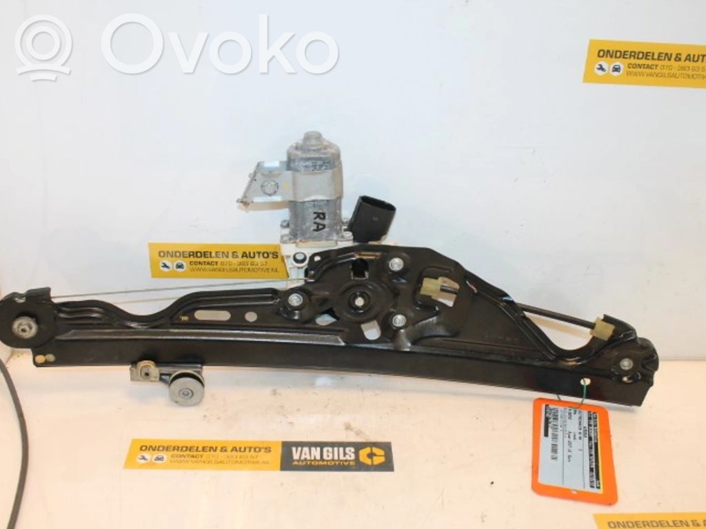BMW 5 E60 E61 Regulador manual de la ventanilla trasera 