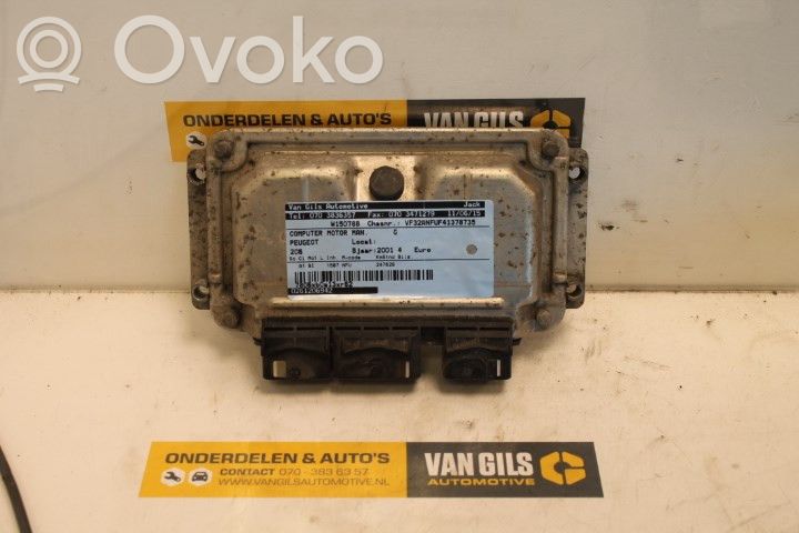 Peugeot 206 Sterownik / Moduł ECU 