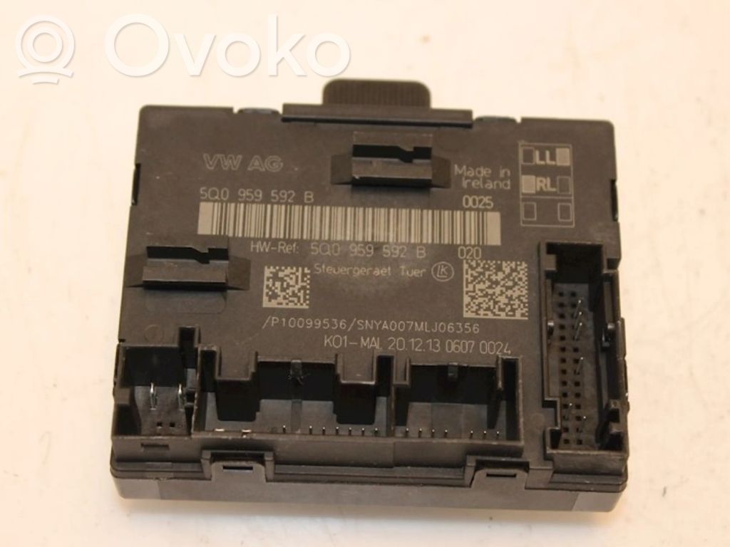 Autres unités de commande / modules   5Q0959592B,5Q0959592B