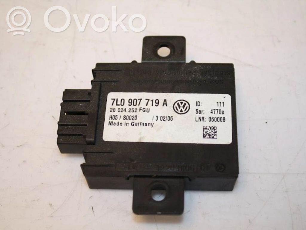 Unidad de control/módulo de alarma   7L0907719A,7L0907719A
