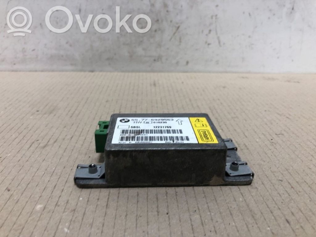 Airbag deployment crash/impact sensor   6929563,6929563