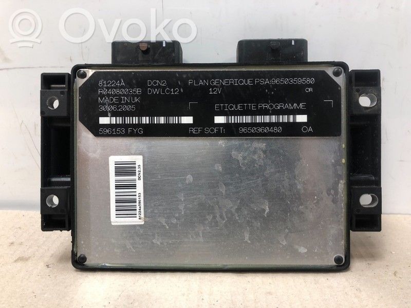 Peugeot Partner Unitate/modul de control motor 