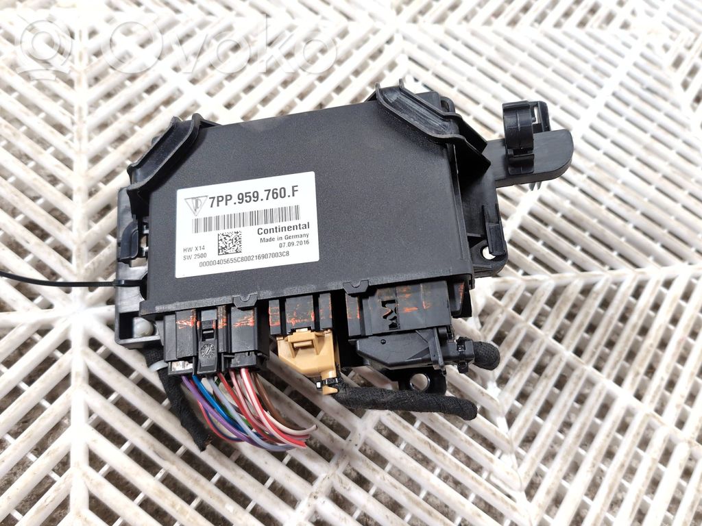 Module de commande de siège   7PP959760F,07092016