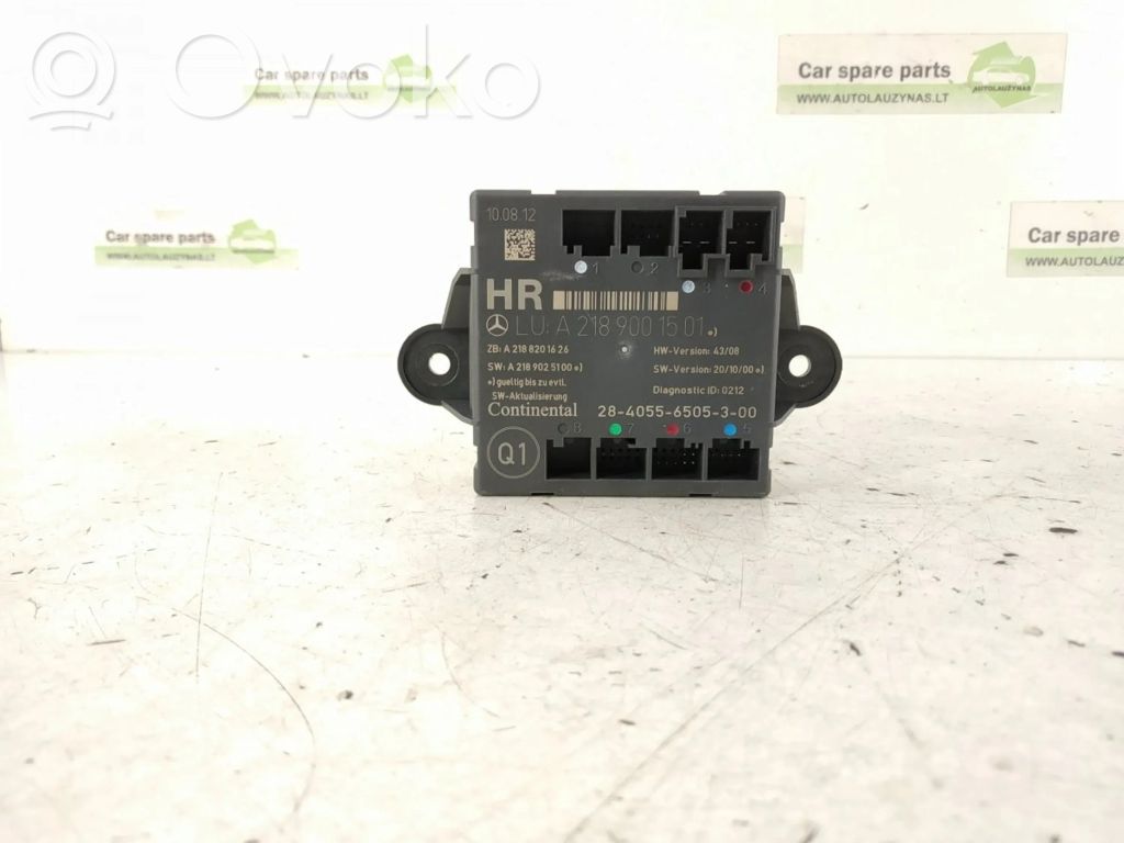 Mercedes-Benz C W204 Unité de commande module de porte 