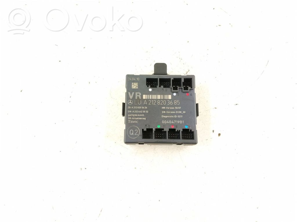 Mercedes-Benz E W212 Door control unit/module 