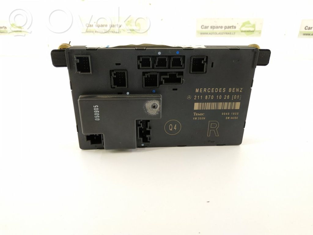Mercedes-Benz E W211 Door control unit/module 
