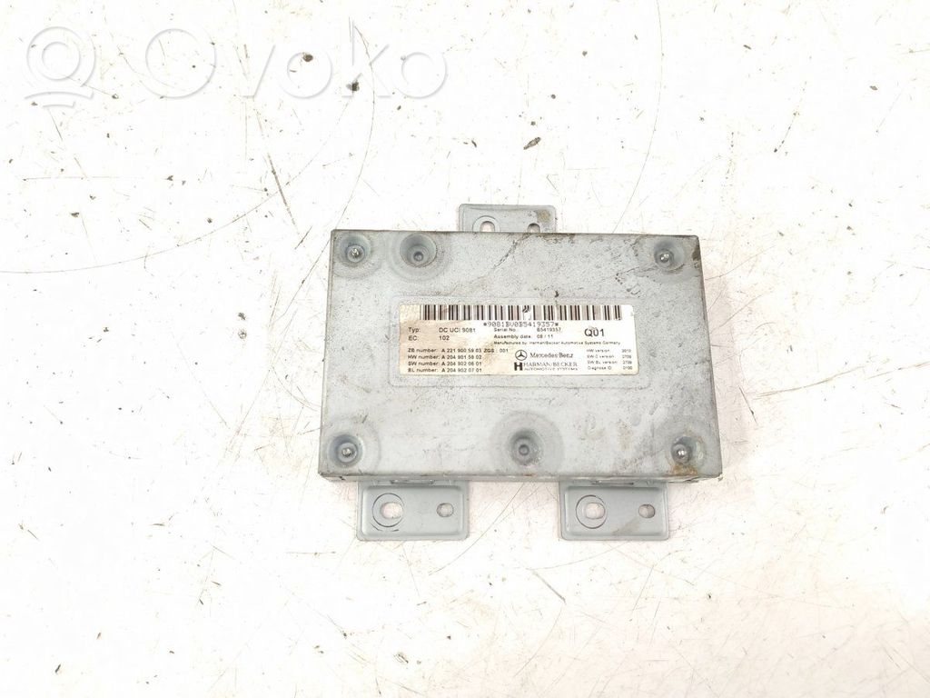 Mercedes-Benz S W221 MMI control unit 