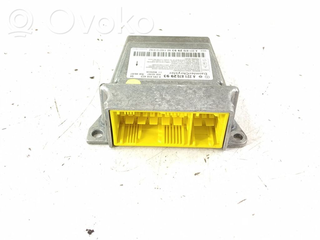 Mercedes-Benz S W221 Airbag control unit/module 