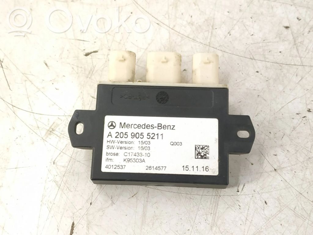 Unité de commande / module de hayon   2059055211,A2059055211,2059052110,2389053301,A2059052110,A2389053301
