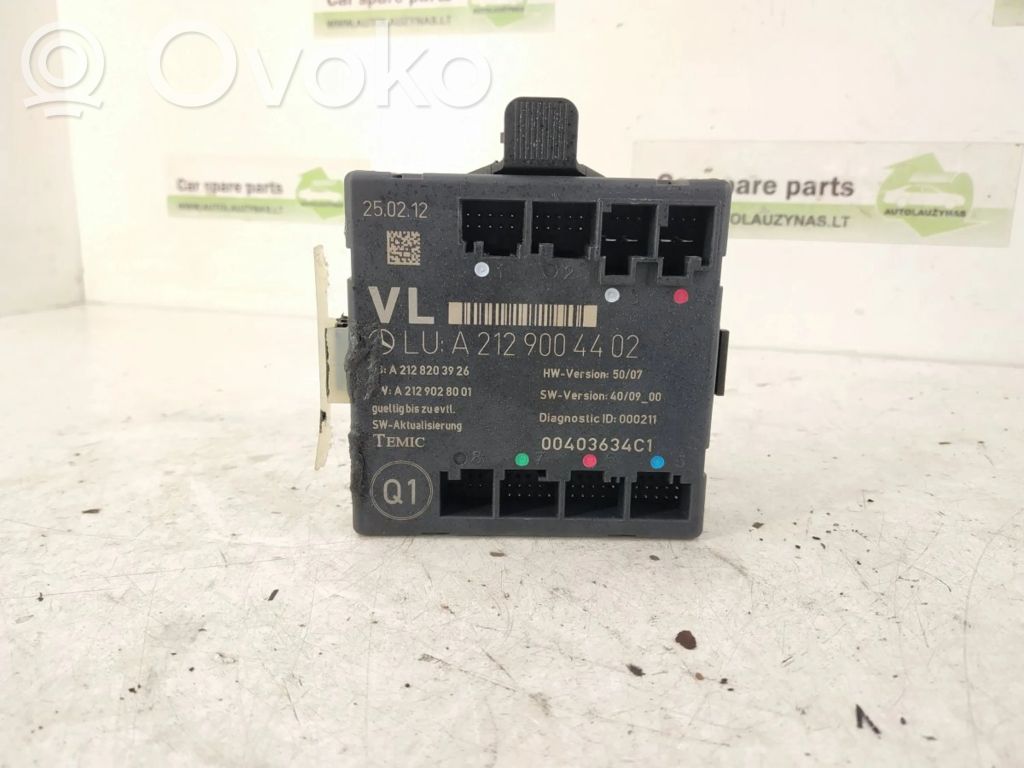 Mercedes-Benz C W204 Door control unit/module 