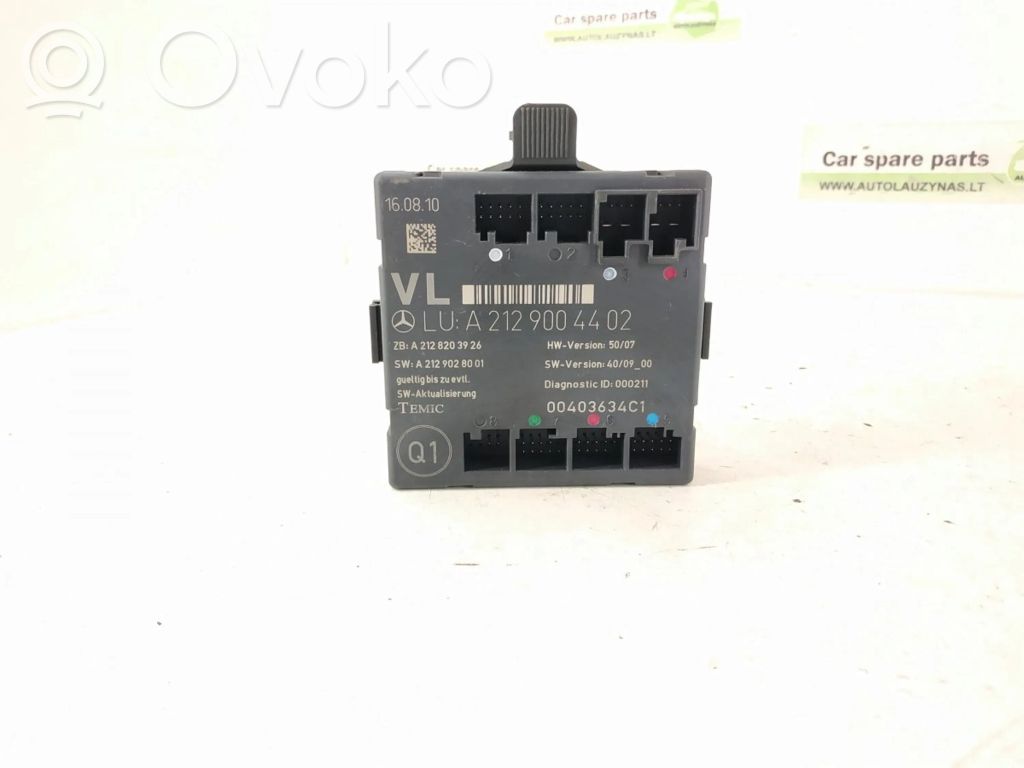 Mercedes-Benz C W204 Door control unit/module 