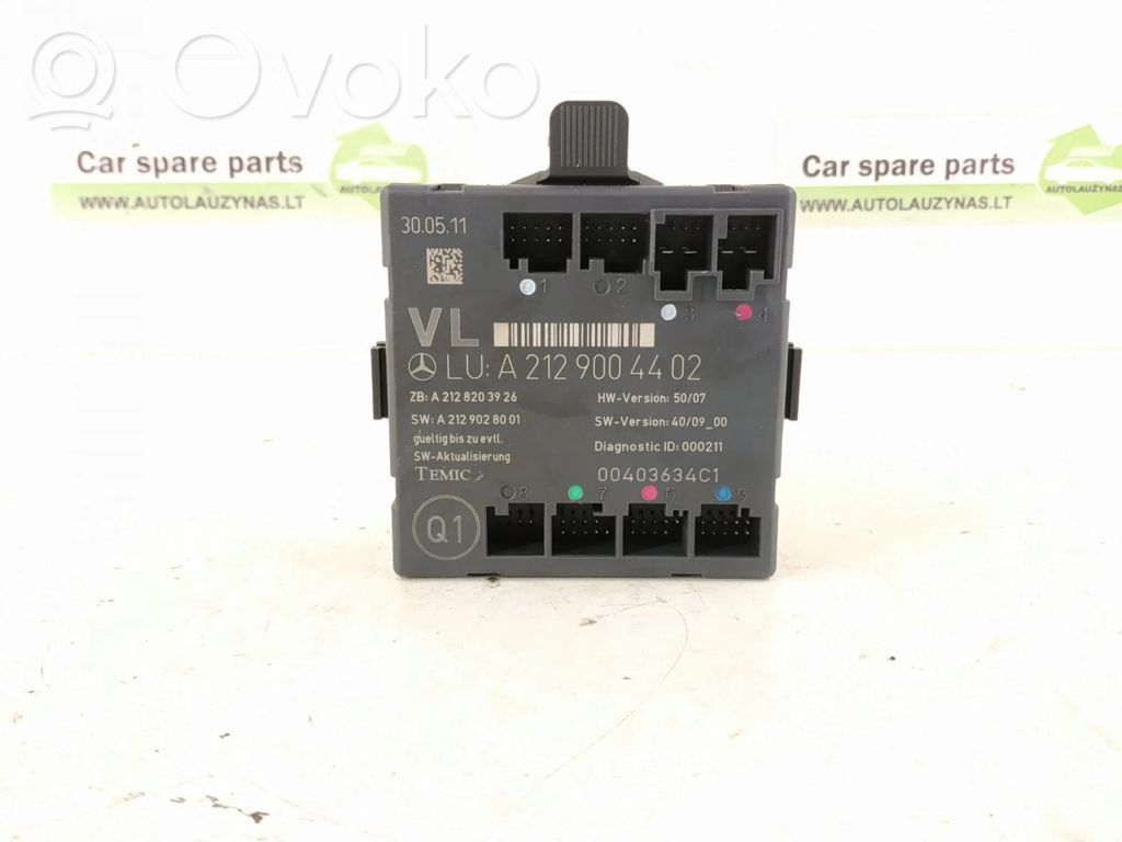 Mercedes-Benz C W204 Door control unit/module 