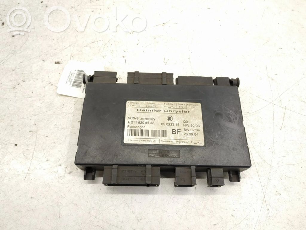 Mercedes-Benz E W211 Seat control module 