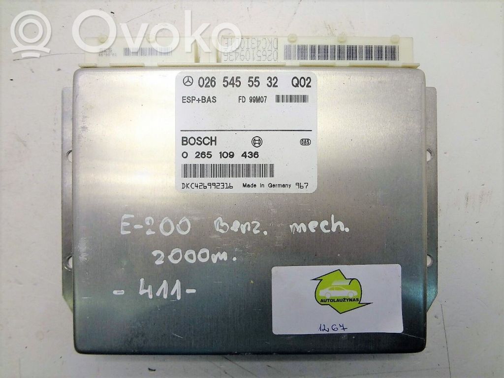Mercedes-Benz E W210 ESP (stability system) control unit 