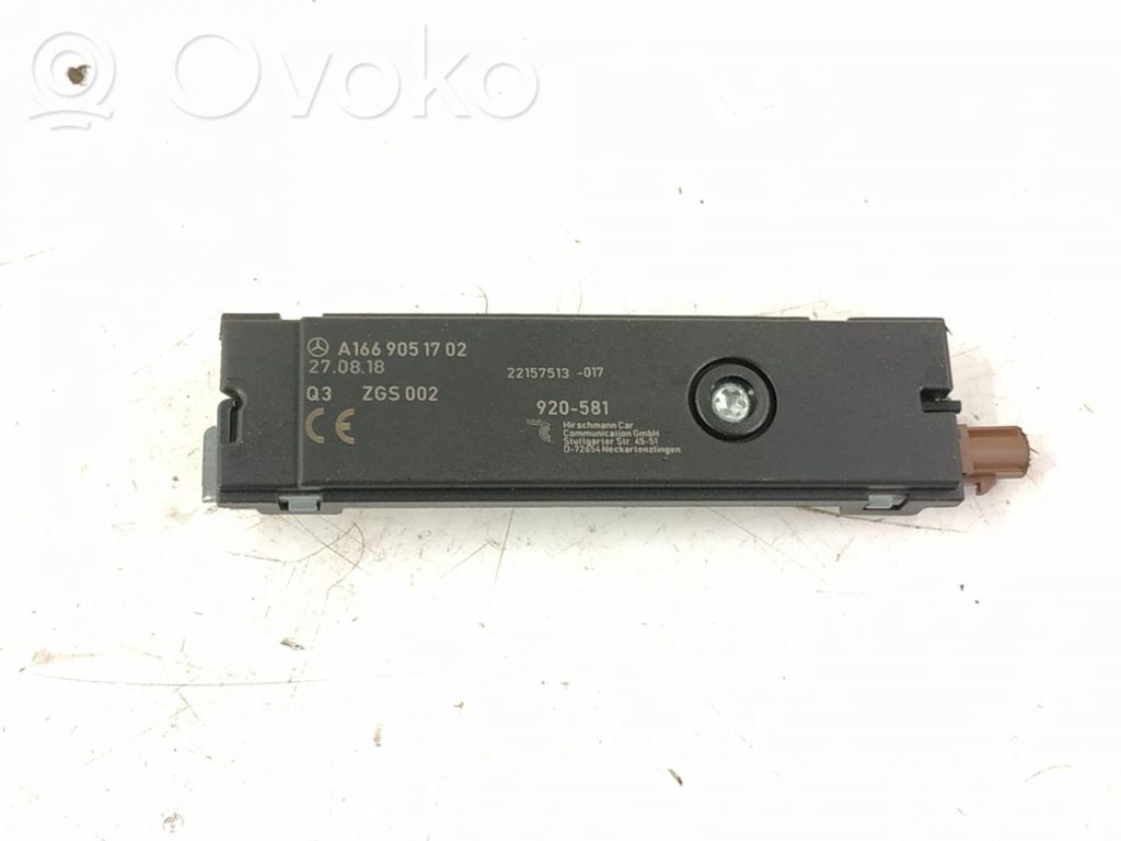 Mercedes-Benz B W246 W242 Antena radiowa 