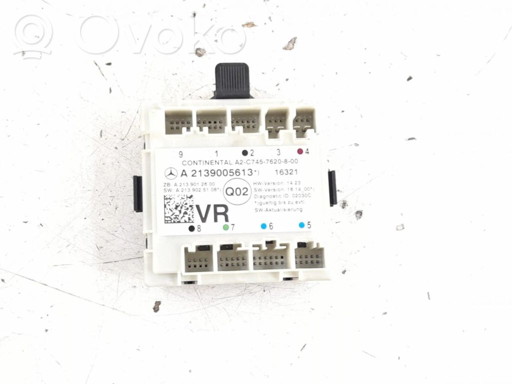 Mercedes-Benz E W213 Door control unit/module 
