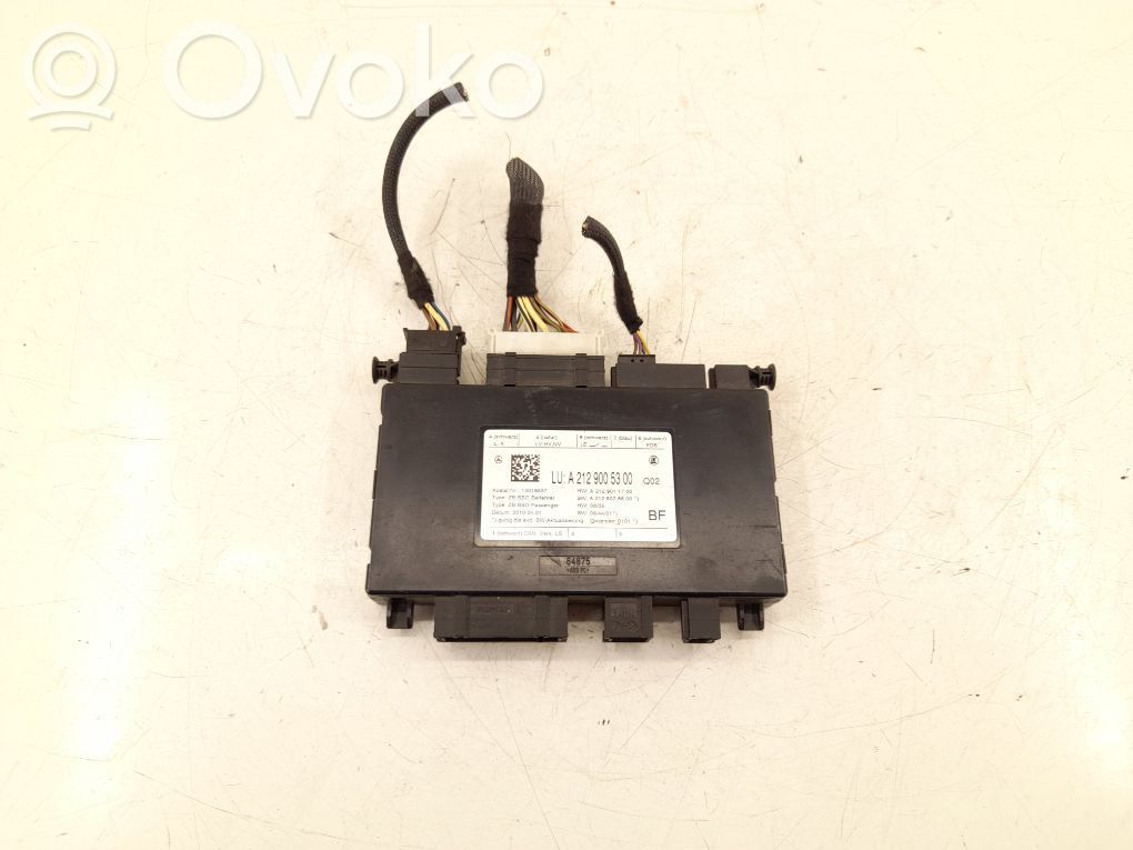 Mercedes-Benz E C207 W207 Module de commande de siège 
