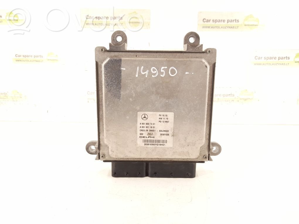Mercedes-Benz SLK R172 Engine control unit/module 