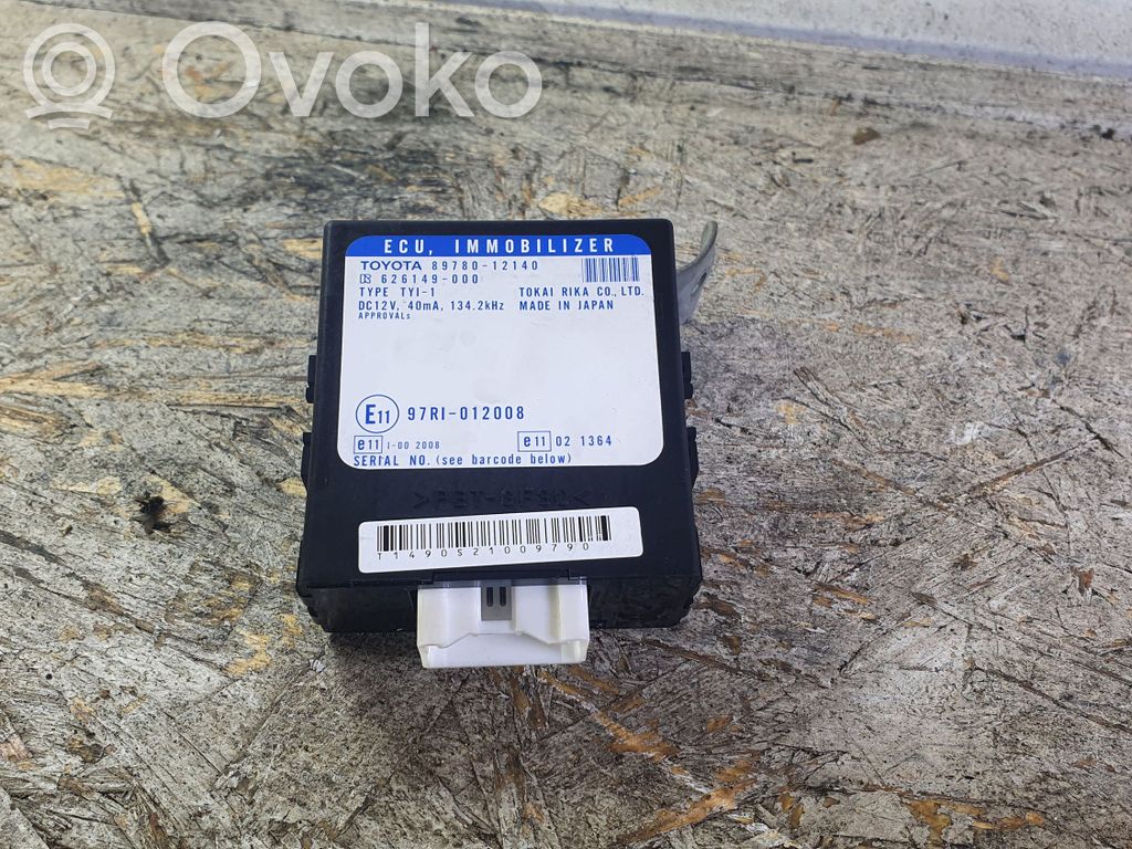 Immobilizer control unit/module   8978012140