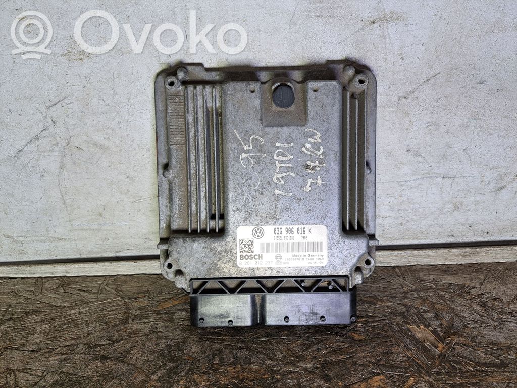 Engine control unit/module   03G906016K,0281012237