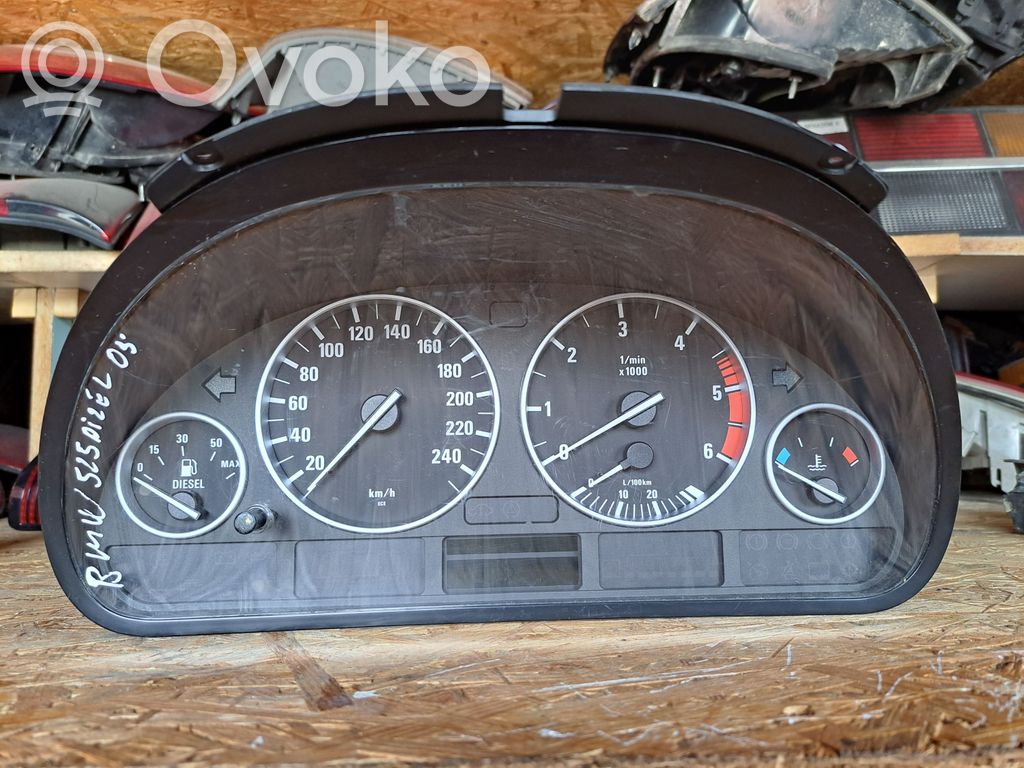 BMW 5 E39 Tachimetro (quadro strumenti) 