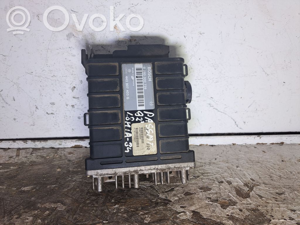 Engine control unit/module   443907403G,0280000739